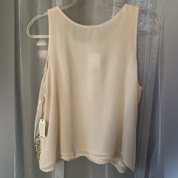 Forever Twenty-one embellished tank top Large Downton Abbey Vibe! - Picture 9 of 12